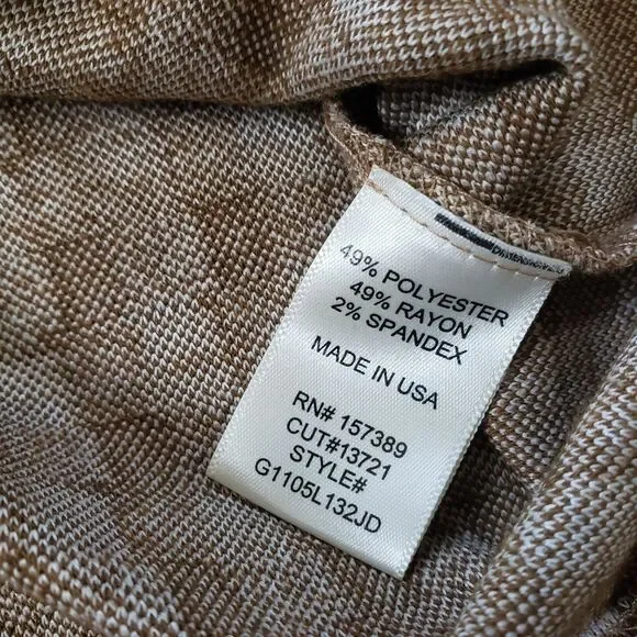 Vintage USA Made Altard State Brown White Gingham Plaid Mini Skirt Size M Slim - Picture 3 of 6